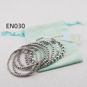 Enewton Platinum Bead Seven-Piece Bracelet Set